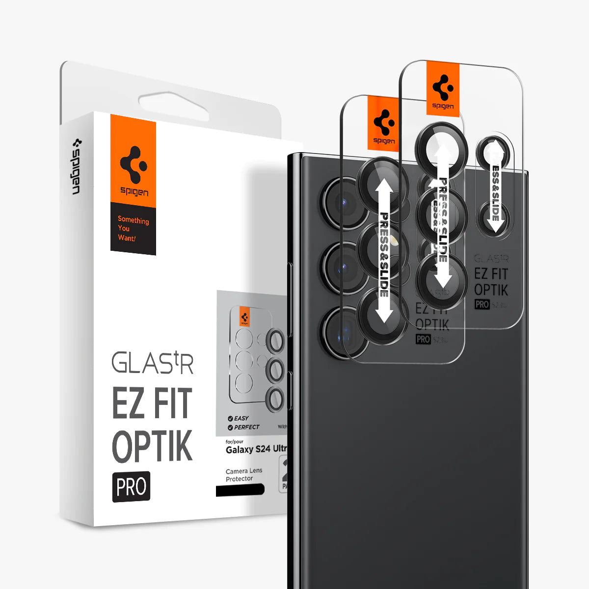 Spigen Glas.tR Ez Fit Optik Pro Protector para Lente de Cámara iPhone 14 Pro/14  Pro Max/15 Pro/15 Pro Max