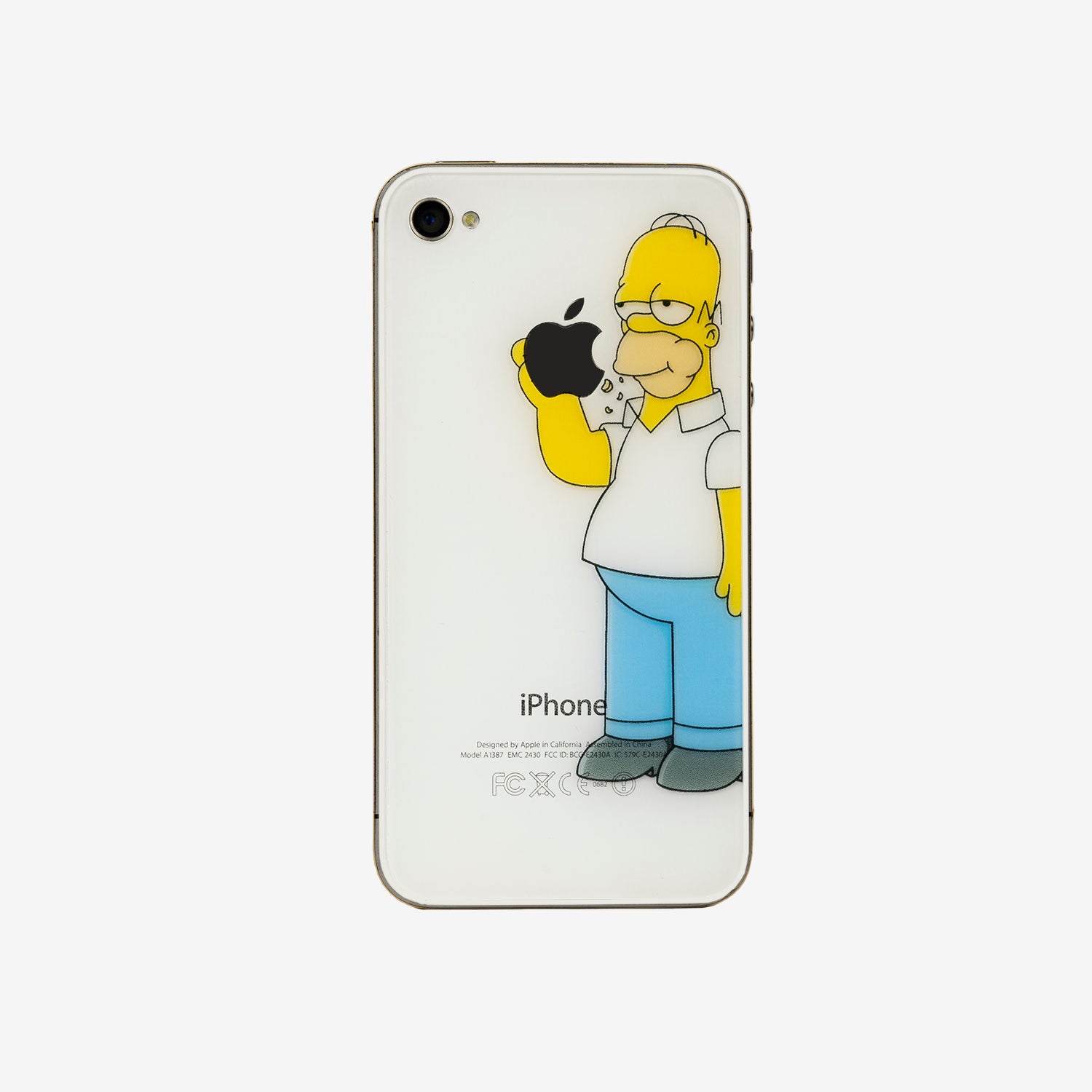 Skin Premium Clear Simpsons 001 para iPhone