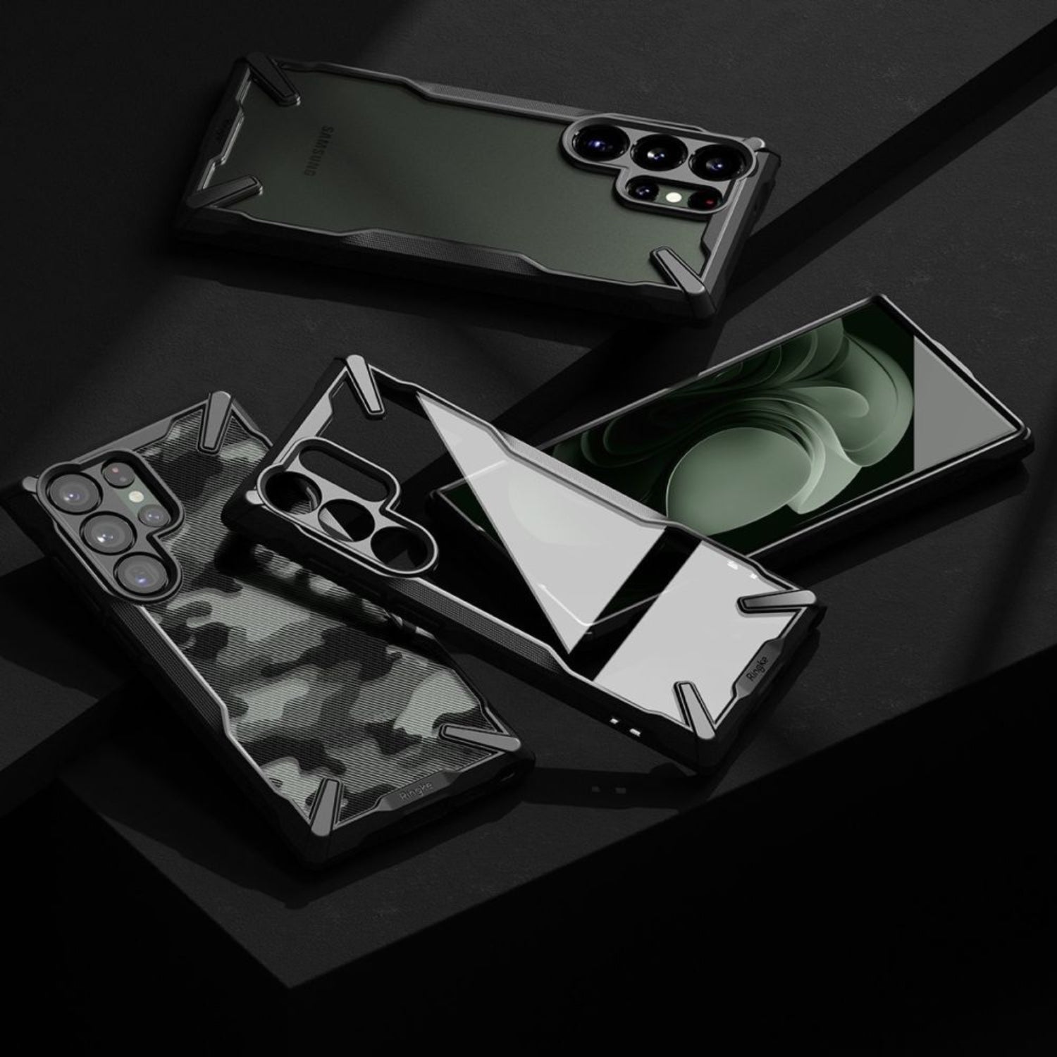 Case Fusion-X Design Galaxy S23 Ultra - Camo Black