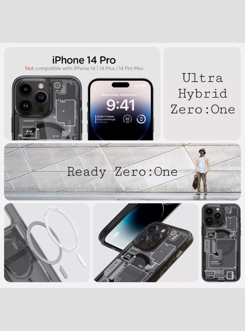 Case Spigen Ultra Hybrid Mag iPhone 14 Pro(MAGSAFE) - Zero One