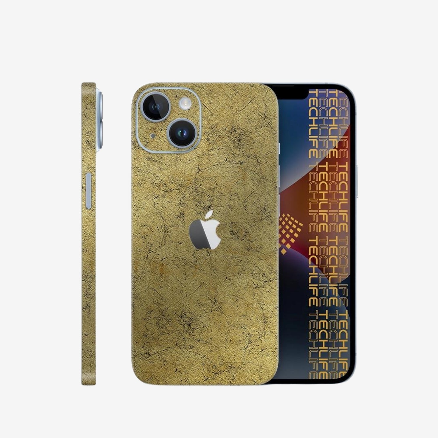 Skin Premium Metal Brass iPhone 15