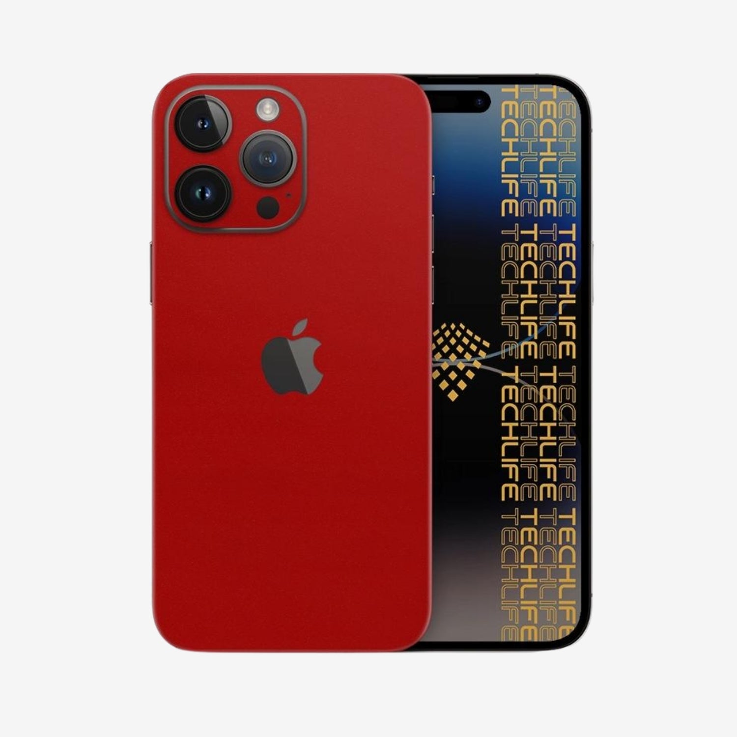 Skin Premium Alcantara Rojo iPhone 15 Pro Max