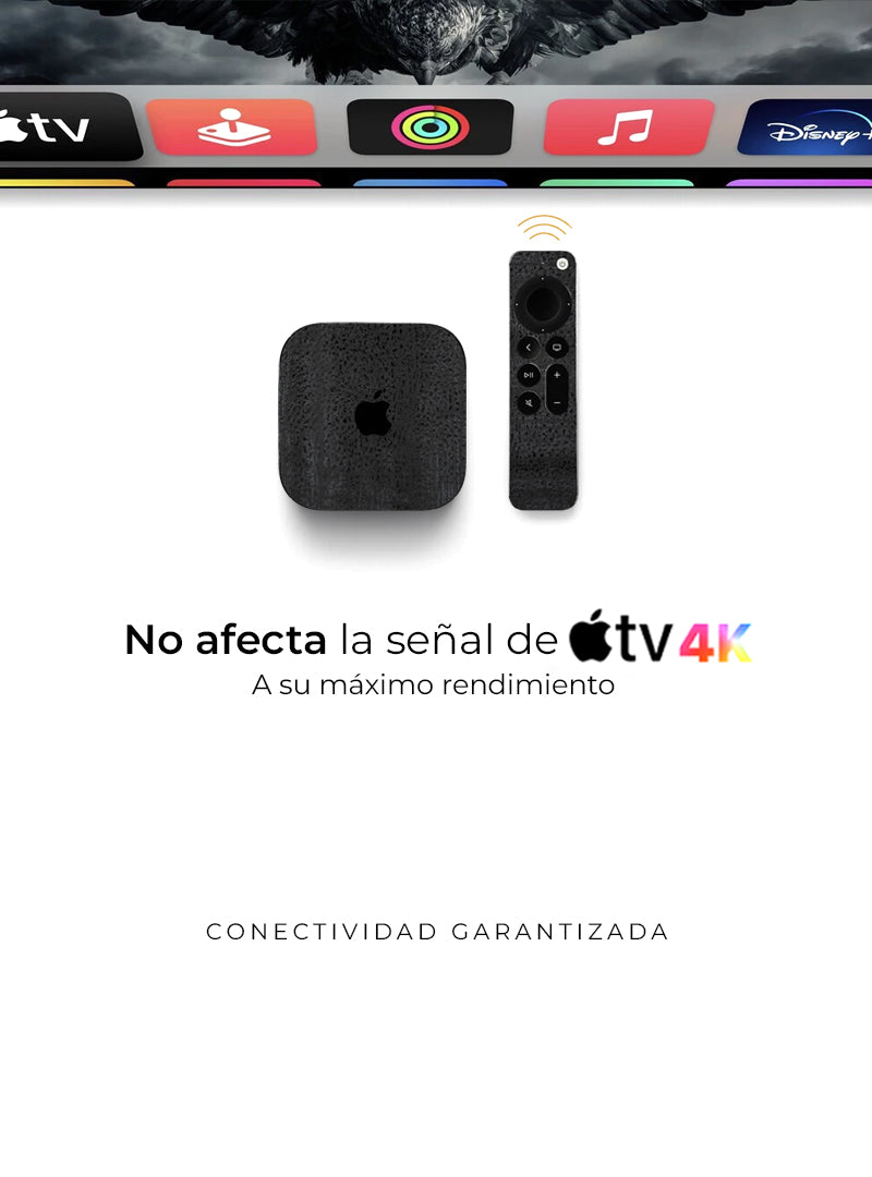 Skin Premium Dragón Nocturno Apple TV 4K - 3G + Control