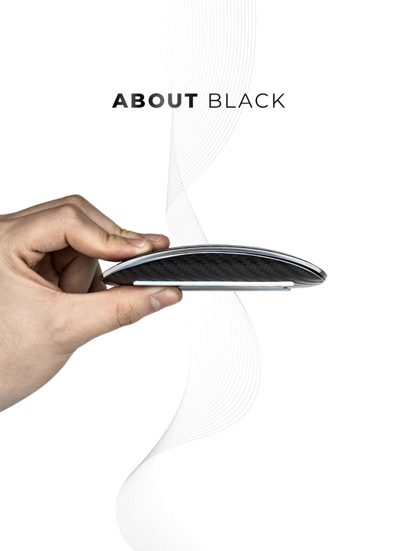 Skin Premium Fibra de Carbono Negro Magic Mouse