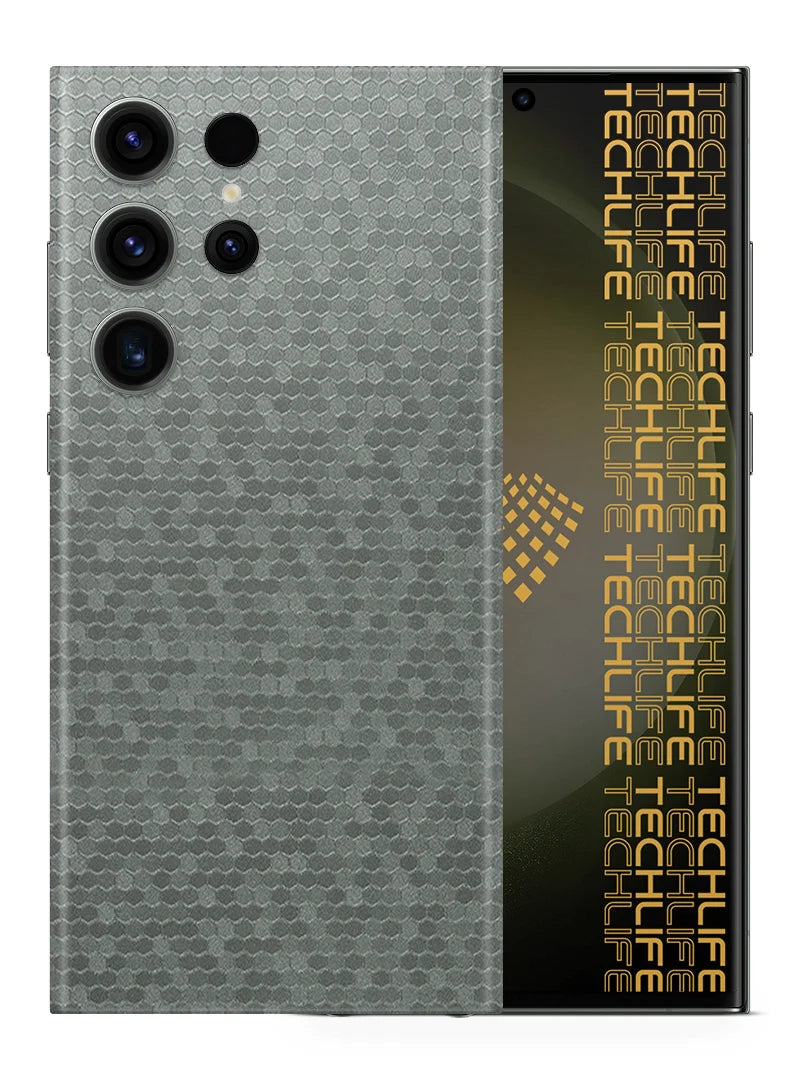 Skin Premium Panal de Abeja Titanium 3D Samsung Galaxy S24 Ultra