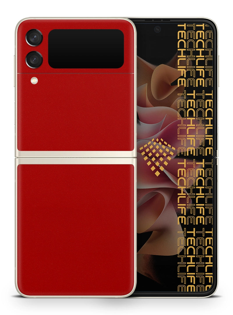 Skin Premium Alcantara Rojo Samsung Galaxy Z Flip 3
