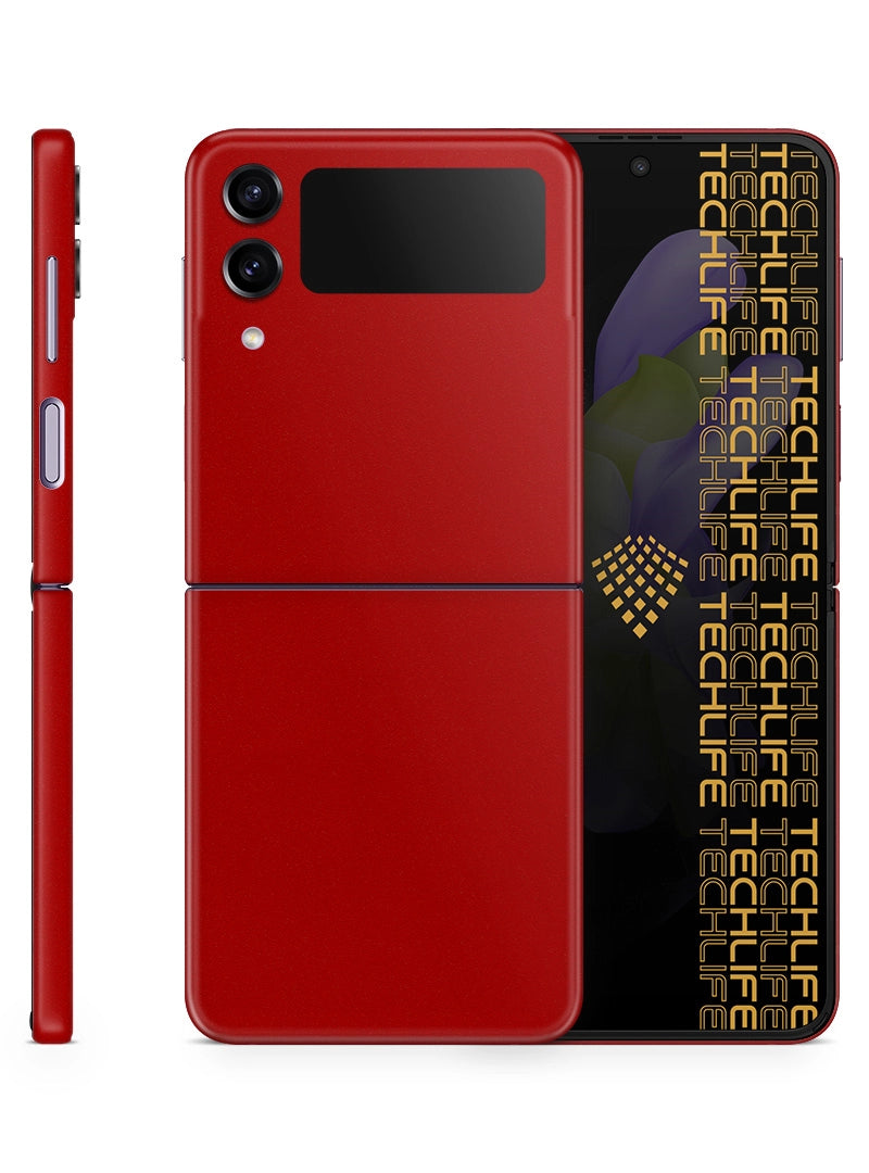 Skin Premium Alcantara Rojo Samsung Galaxy Z Flip 4