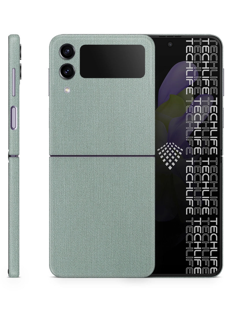 Skin Premium Mosaico verde acuarela Samsung Galaxy Z Flip 4