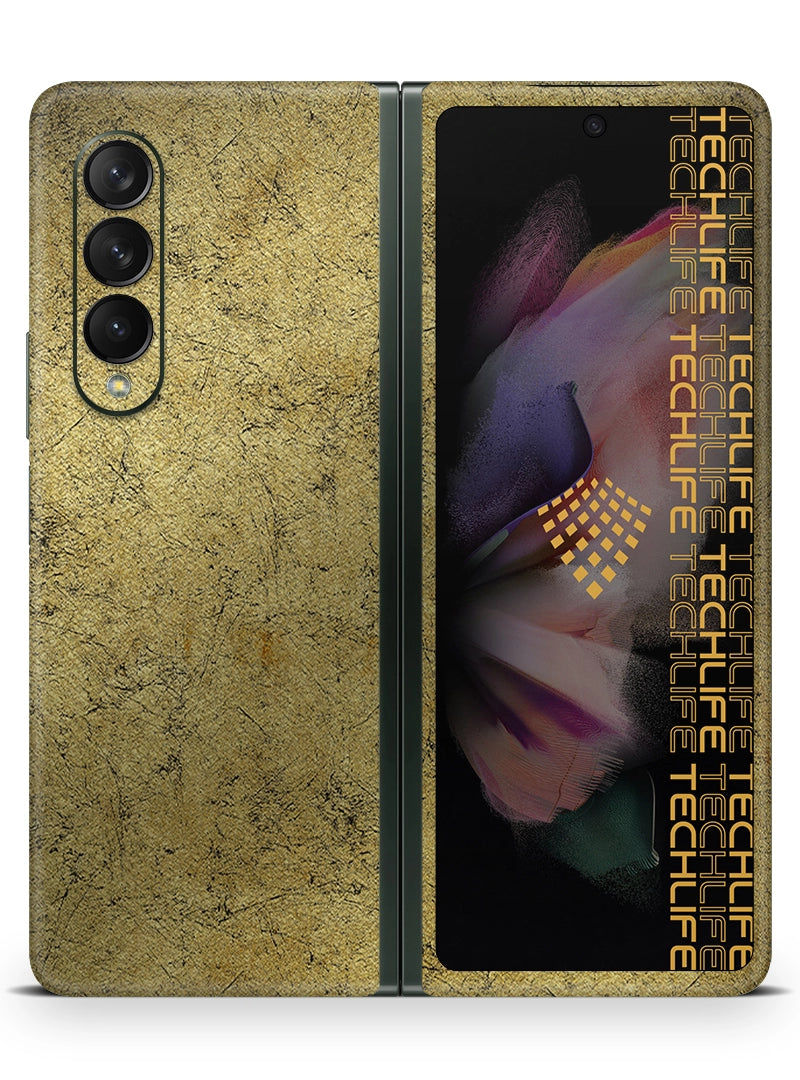 Skin Premium Metal Brass Samsung Galaxy Z Fold 3