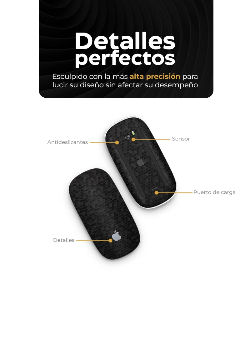 Skin Premium HexaTech Abismo Negro Magic Mouse