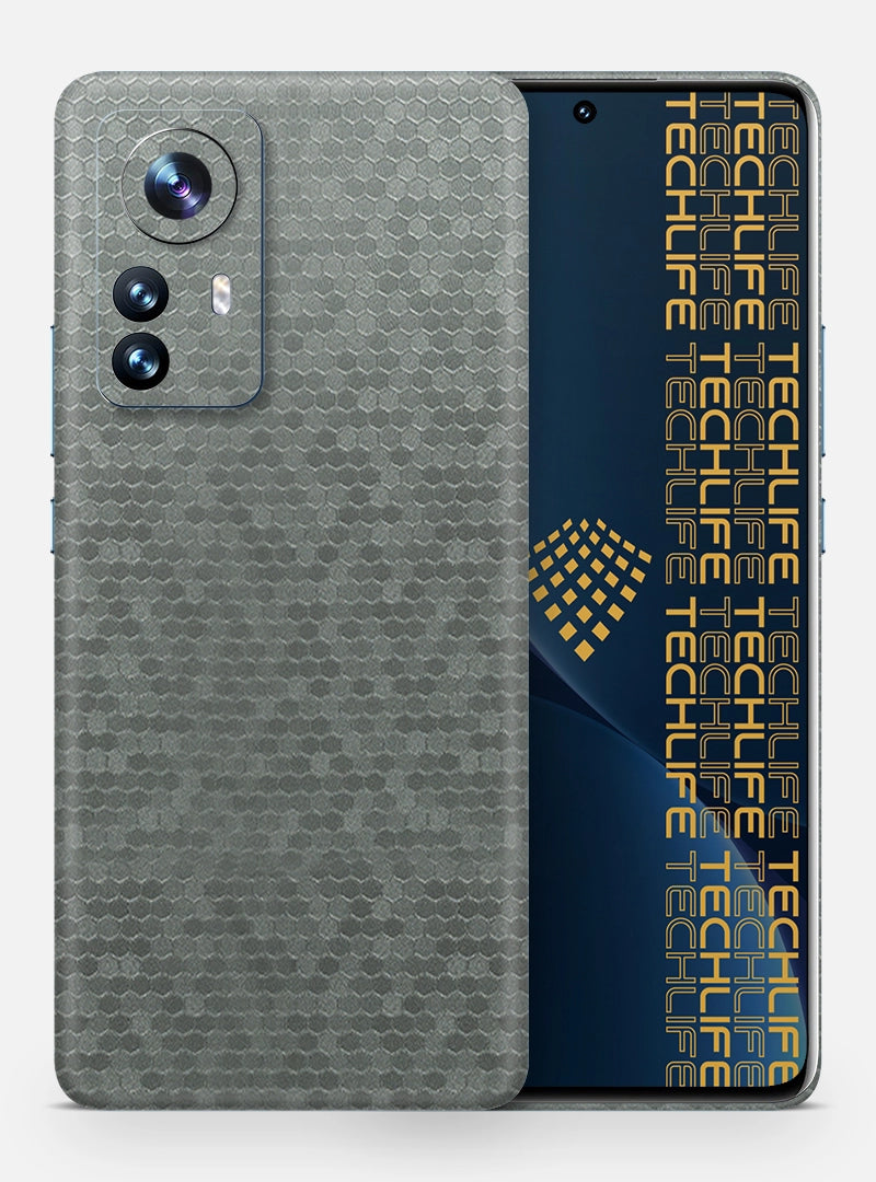 Skin Premium Titanium 3D Honeycomb para Xiaomi Mi 12 Pro
