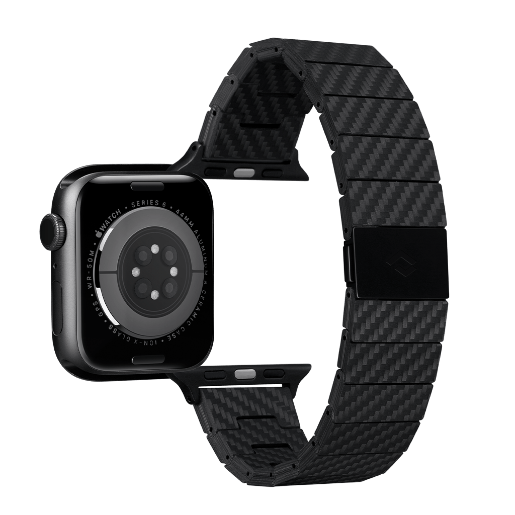 Correa de Fibra de Carbono Genuino para Apple Watch