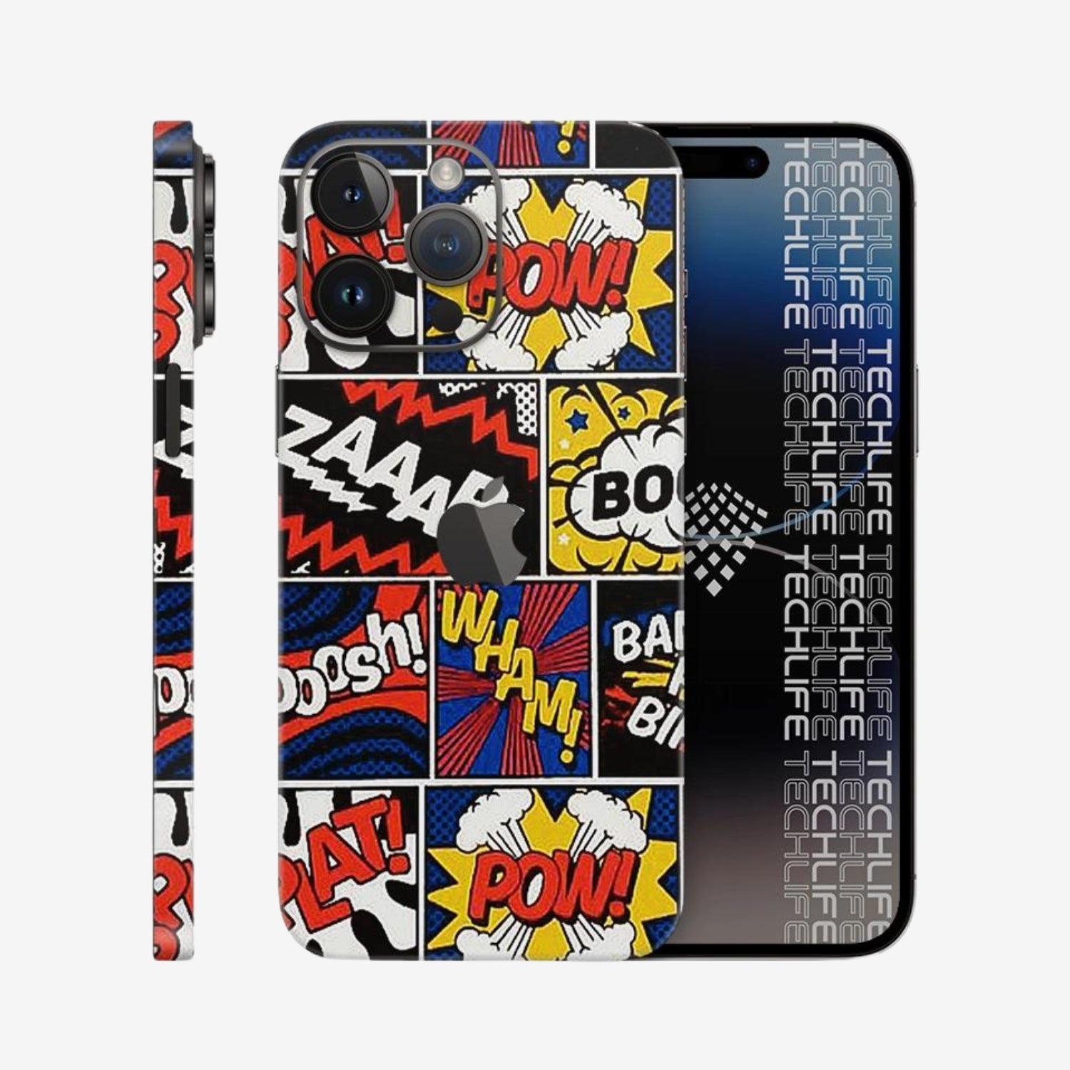 Skin Silver Pow iPhone 15 Pro Max