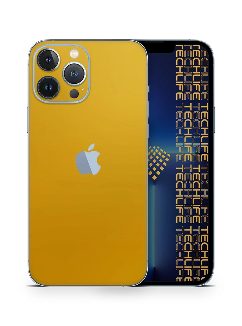 Skin Premium Color Amarillo Brillante iPhone 13 Pro Max