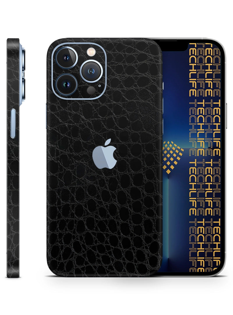 Skin Premium Caiman Negro Original iPhone 13 Pro Max