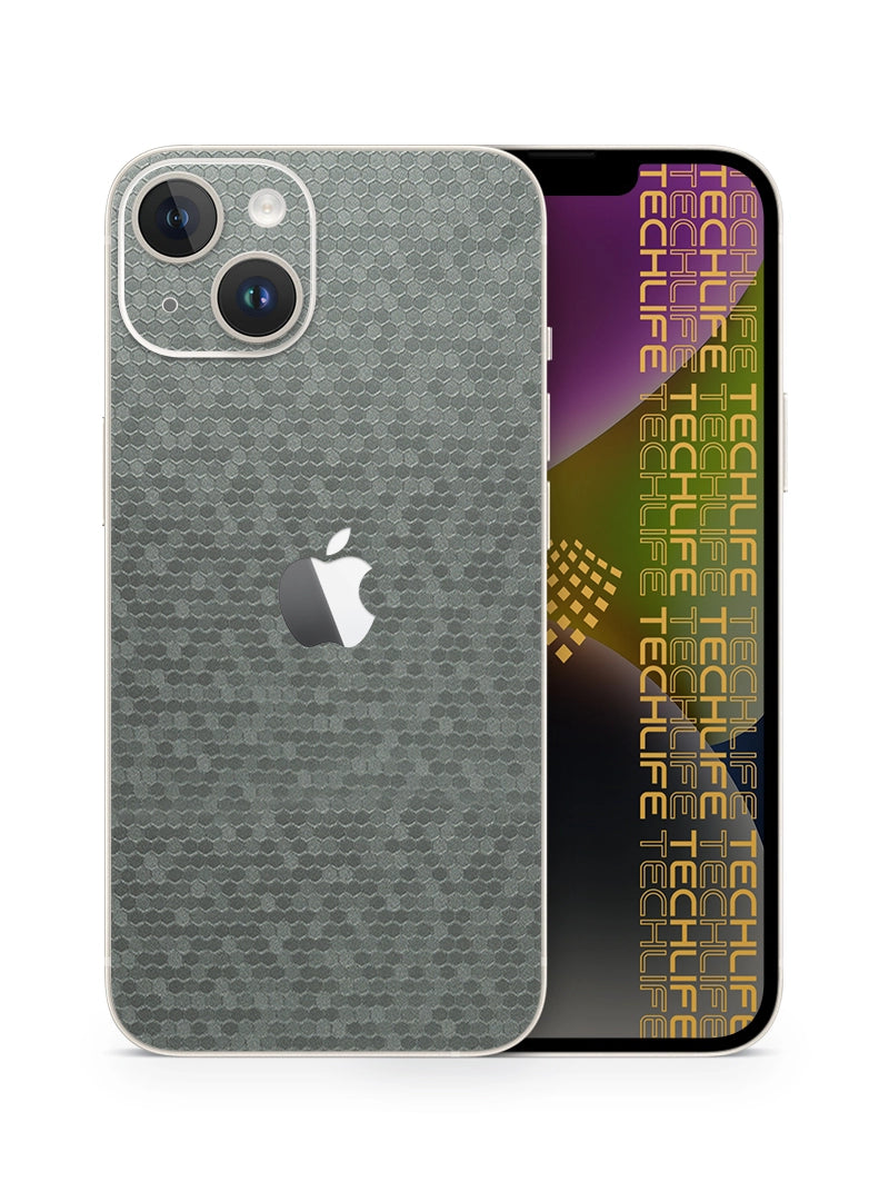 Skin Premium Titanium 3D Honeycomb para iPhone 14 Plus
