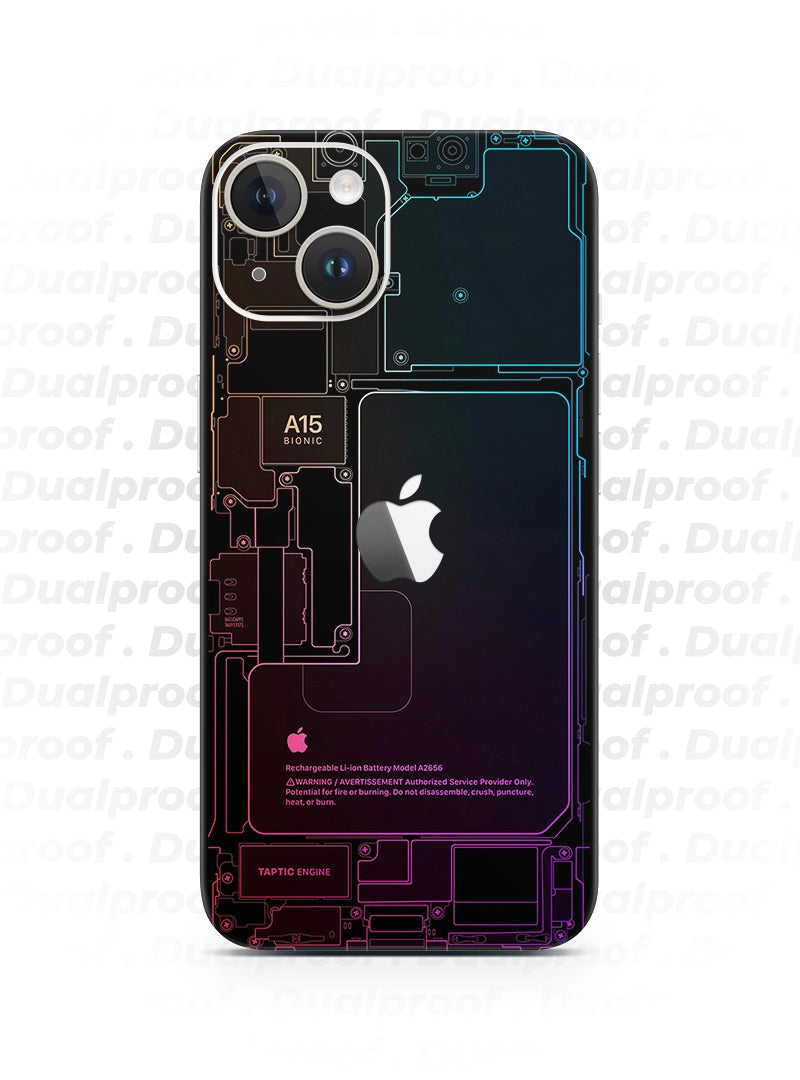 Case Antishock Dualproof iPhone 14 Plus - Fantasma de Colores