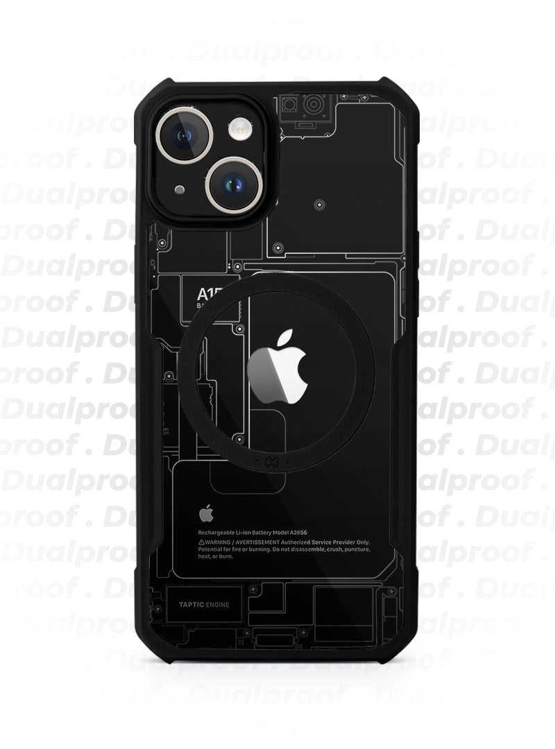Case Antishock Dualproof iPhone 14 Plus - Fantasma Oscuro