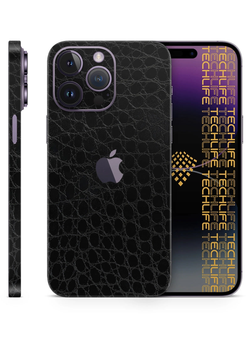 Skin Premium Caiman Negro Original iPhone 14 Pro Max