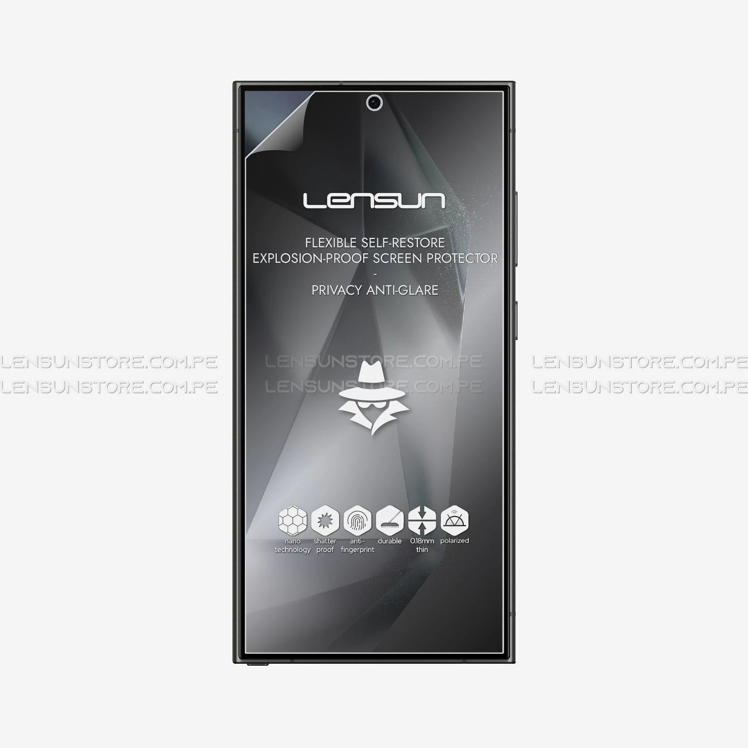 Protector de Pantalla Lensun Privacidad Mate Galaxy S24 Ultra