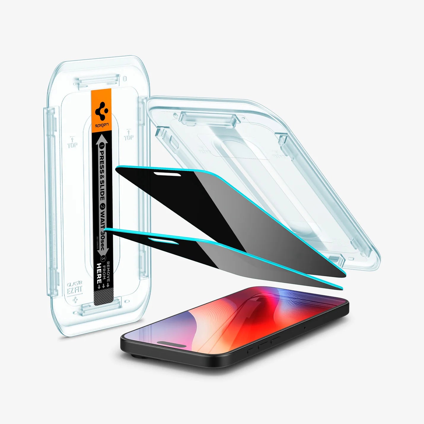 Protector de Pantalla Spigen GLAS.tR EZ Fit Privacy - iPhone 16 Pro Max ( 2pack)