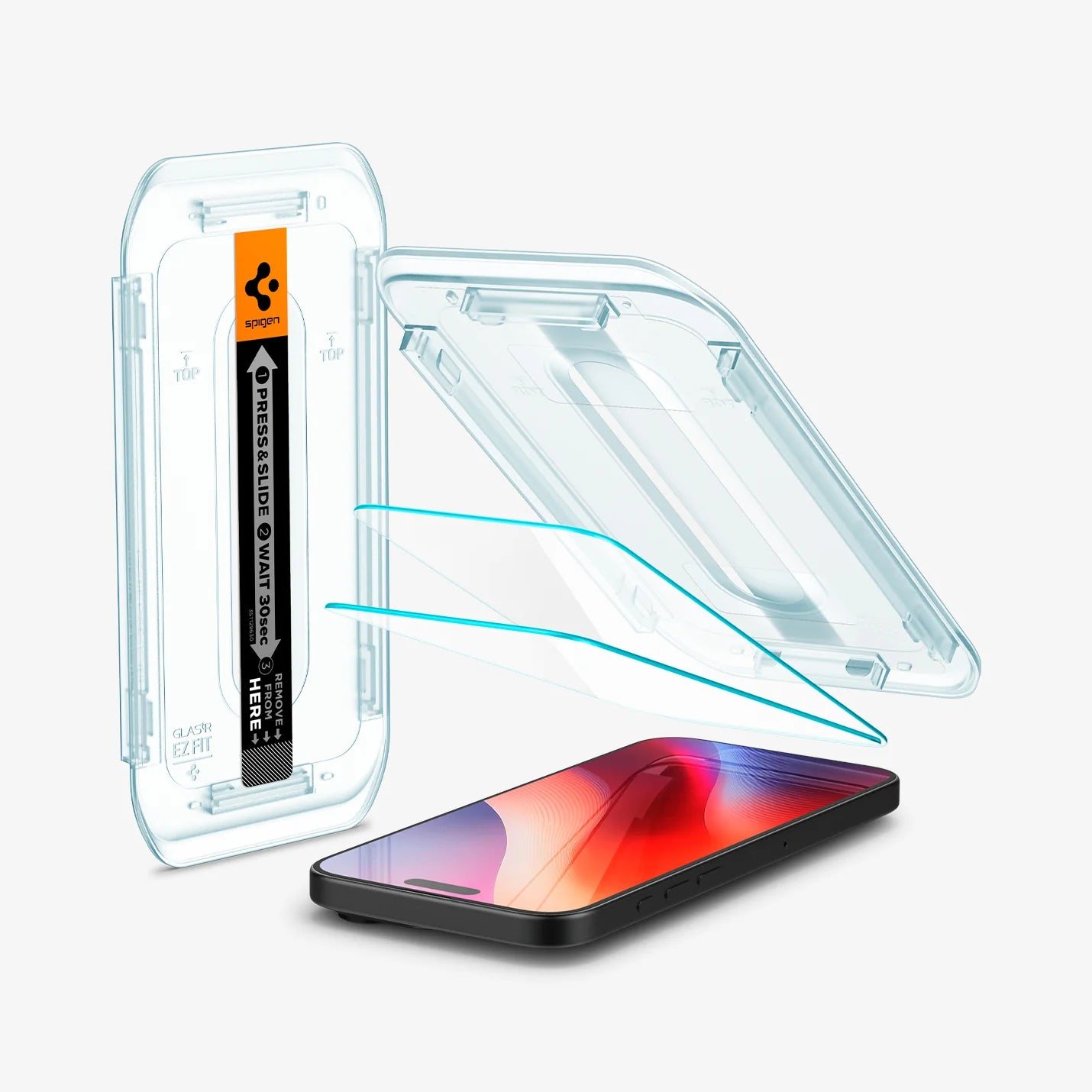 Protector de Pantalla Spigen Vidrio Templado 9H EZ FIT GLAS.tR - iPhone 16 Pro Max ( 2pack)