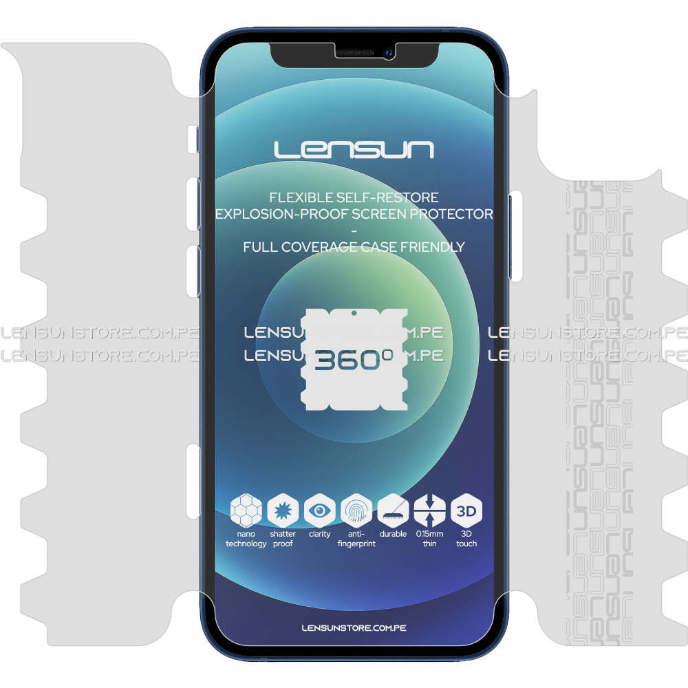 Lensun Protector 360° para iPhone 12