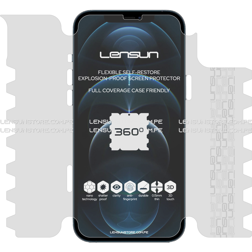 Lámina 360 Lensun -iPhone 12 Pro Max