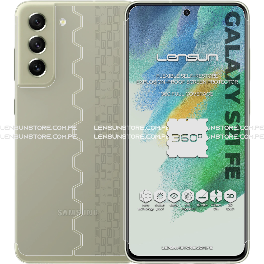 Lámina 360 Lensun -Galaxy S21 FE