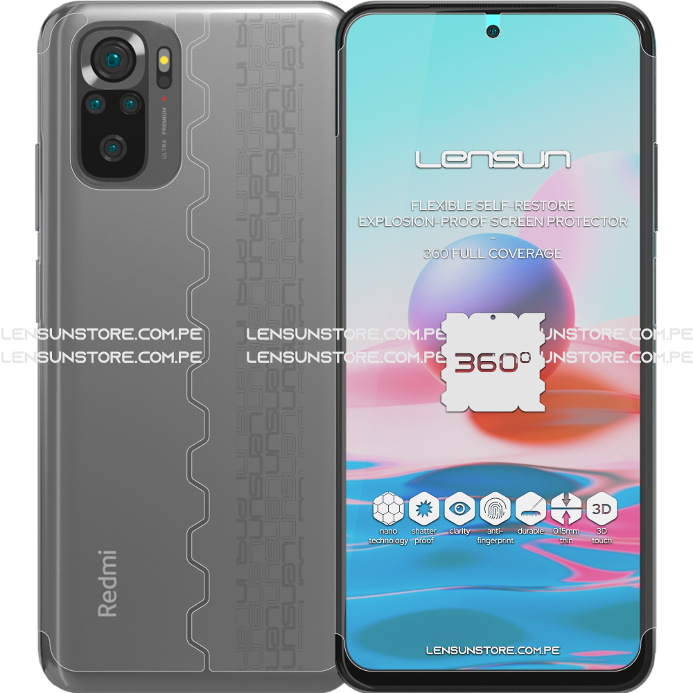 Lensun 360 Selfrestore Shield Protector de Pantalla Completa Xiaomi Re