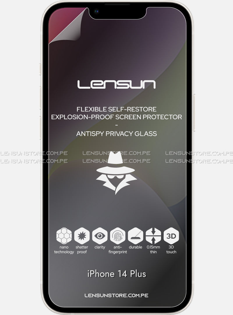 Lensun Protector Anti Spy para iPhone 14 Plus