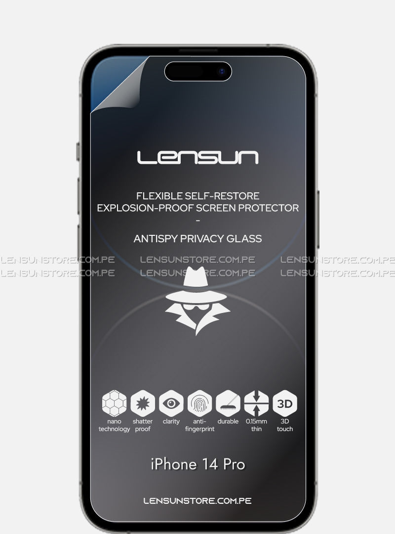Lensun Protector Anti Spy para iPhone 14 Pro