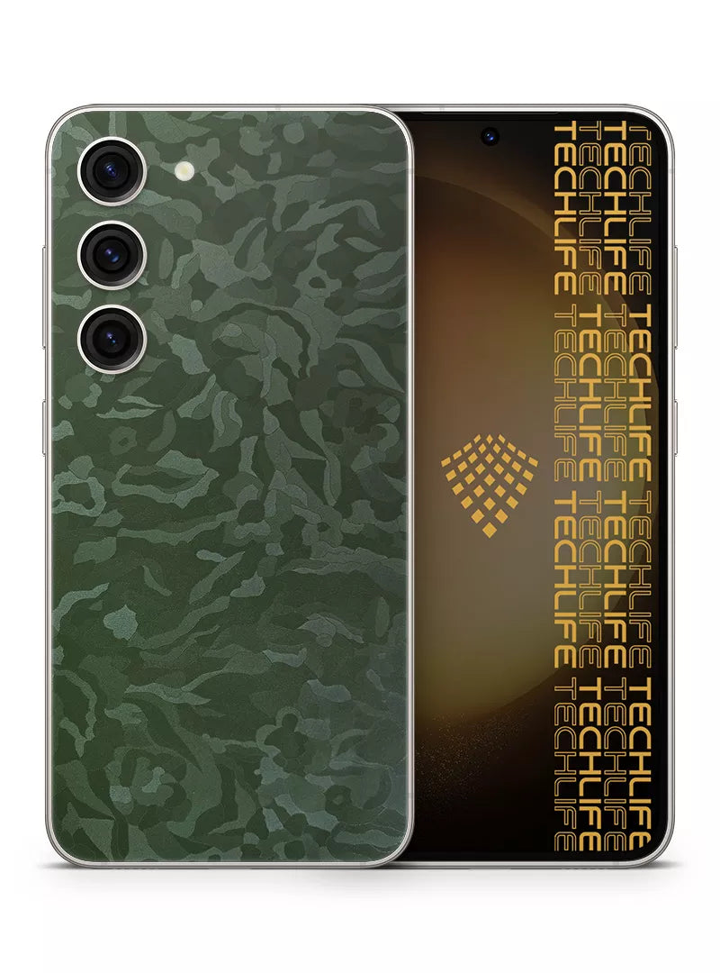 Skin Premium Camo Dark Green para Galaxy S23