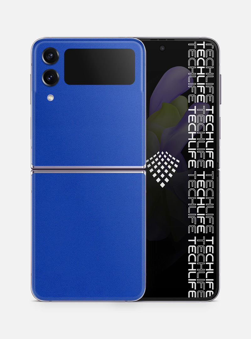 Skin Premium Color Azul Galaxy Z Flip 4