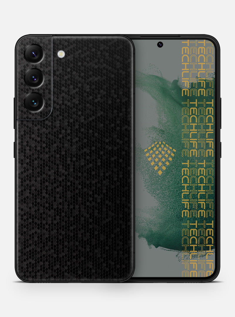 Skin Premium Black 3D Honeycomb para Samsung Galaxy S22