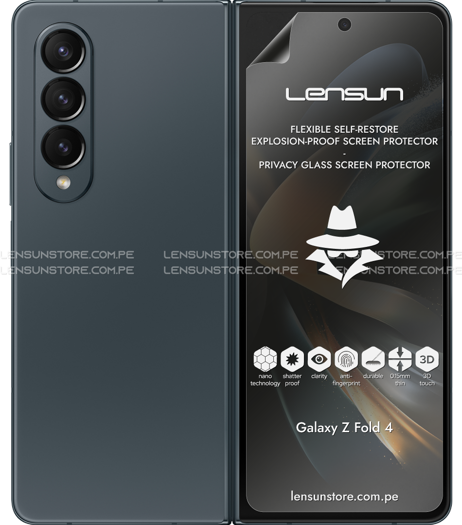 Lensun Protector Anti Spy para Galaxy Z Fold 4