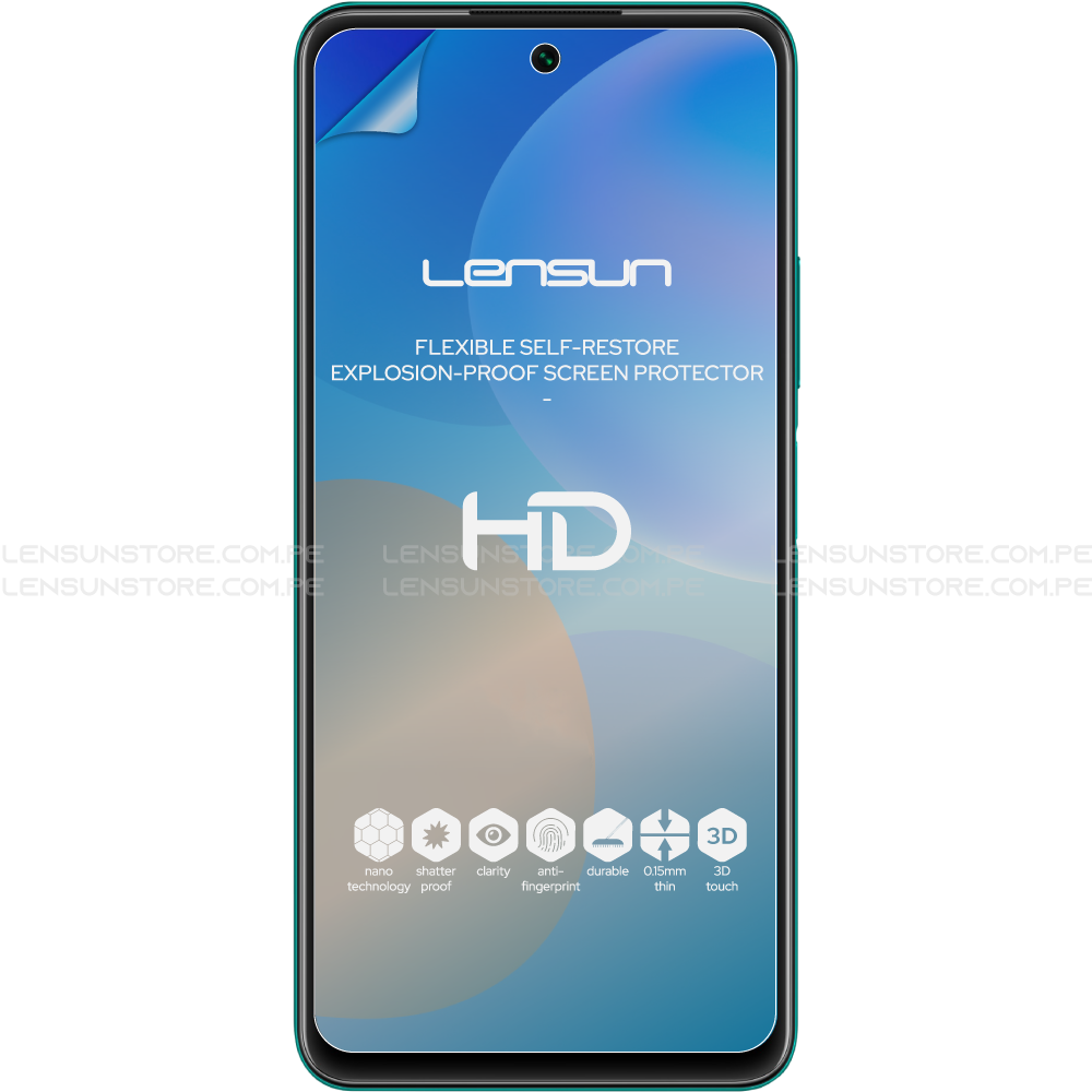 Lensun Protector de Pantalla HD Shield Huawei Y7A