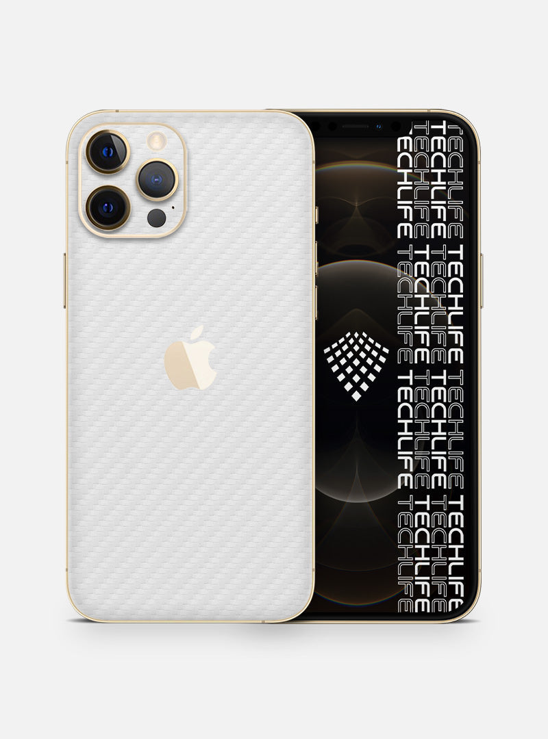 Skin Carbon White para iPhone 12 Pro