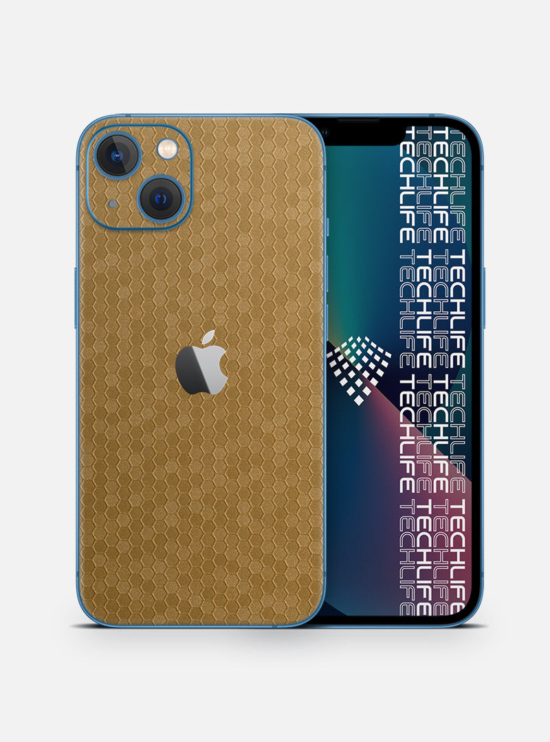 Skin Honeycomb Gold para iPhone 13
